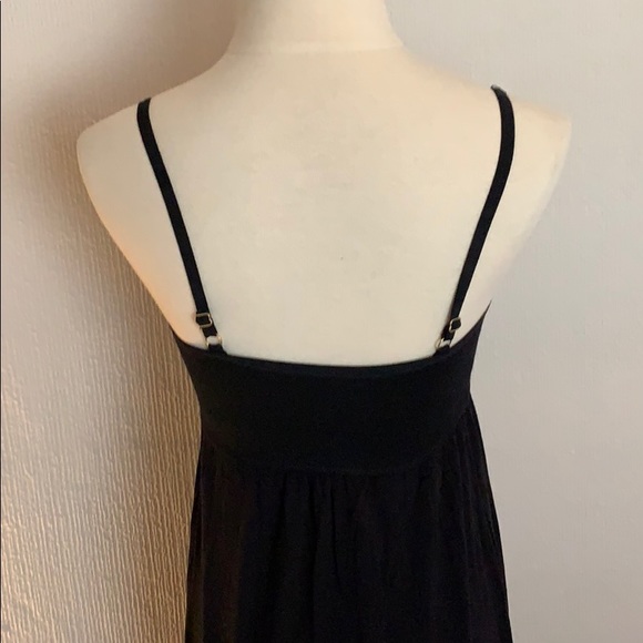 Genuine Donna Karan black maxi dress lingerie XS - Picture 5 of 7